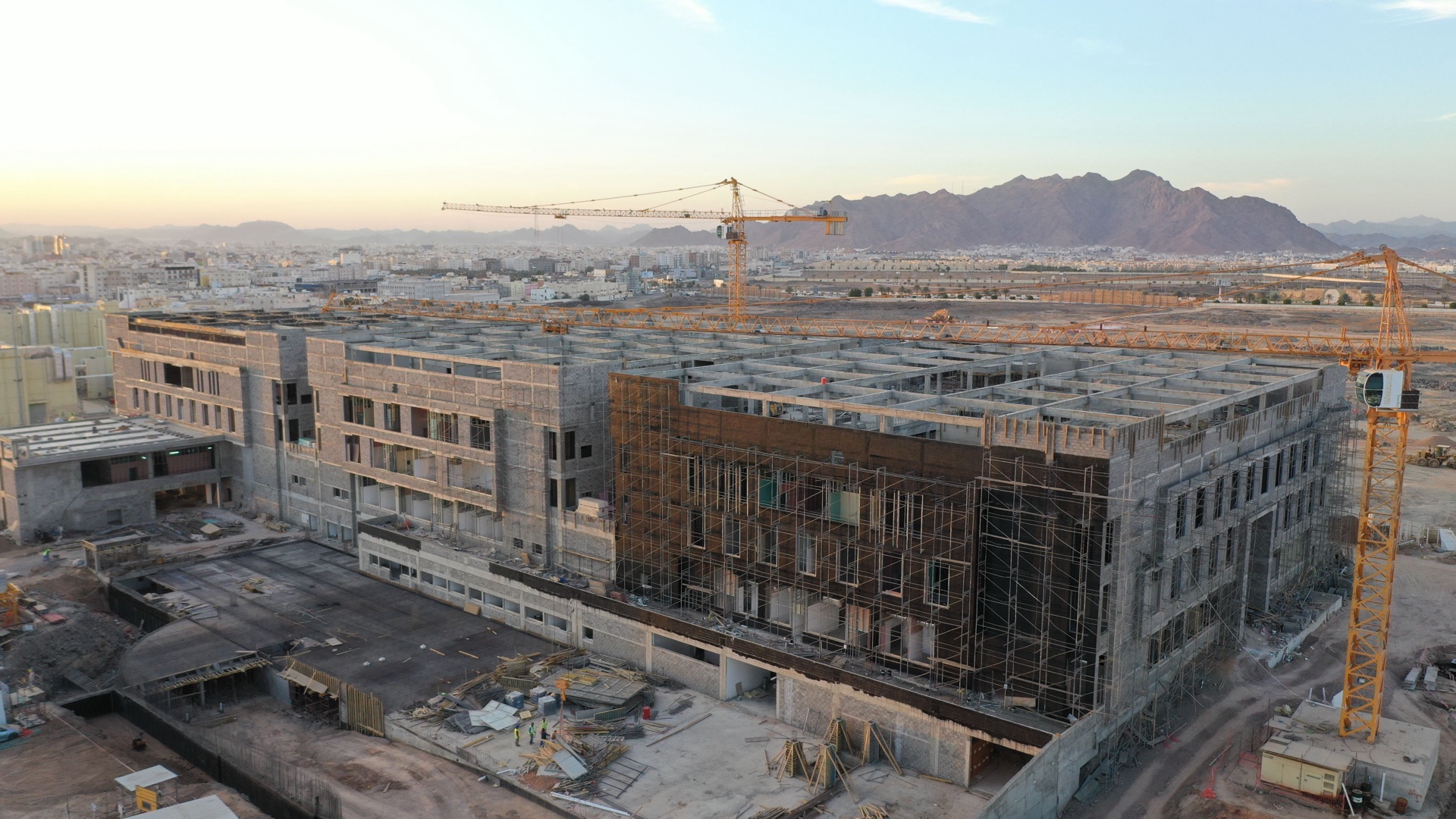 Major construction project in Saudi Arabia